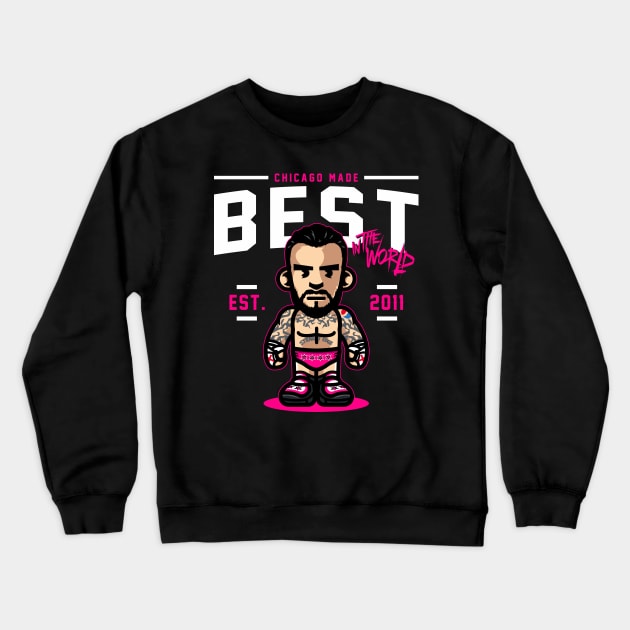 Best In The World - Hart Foundation Crewneck Sweatshirt by KDNJ